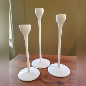 IKEA Bloomster Taper Candlestick Holders set of 3